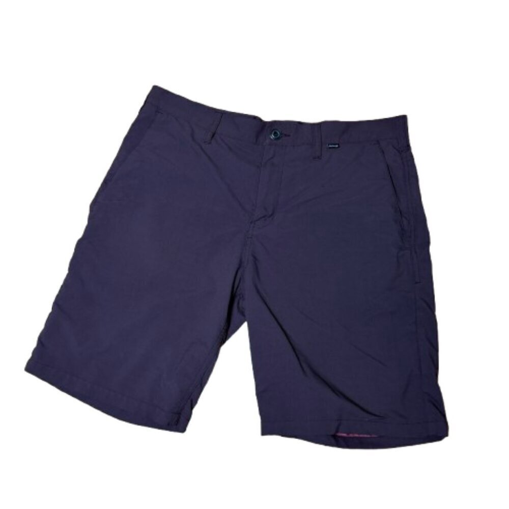 HURLEY Brown Dri Fit Stretch Shorts Size 34 Lightweight